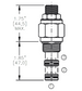 PSXS-10-N-S-0-30  PRESSURE SEQUENCE EXTERNAL PILOTED SPOOL VALVE - 10