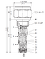 POCD-08-N-C-0  DUAL PILOT OPERATED CHECK CARTRIDGE VALVE - 08