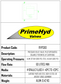 RELIEF VALVE 80L/MIN P.O. RELIEF 1/2" BSP