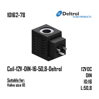 Coil-12V-DIN-16-50,8-DELTROL (Valve size 10)