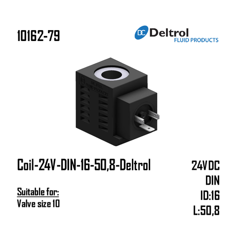 Coil-24V-DIN-16-50,8-DELTROL (Valve size 10)