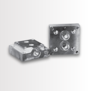 CETOP3, MOUNTING PLATES, G1/2" PORTS, STEEL - 350 BAR