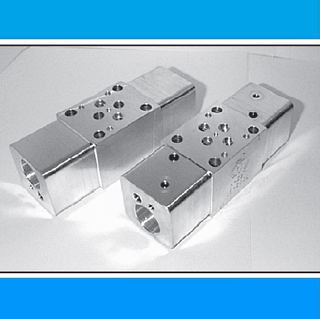 CETOP3, SANDWICH BODIES, A & B Ports Vented Counterbalance, STEEL - 350 BAR