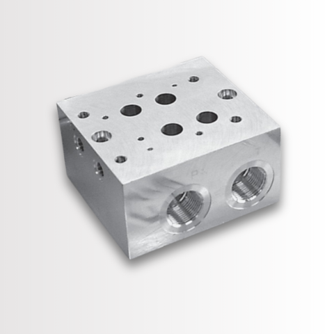 HSPC7SH SUBPLATE, CETOP 7, SIDE PORTS BSPP, MATERIAL: STEEL, NICKEL ...