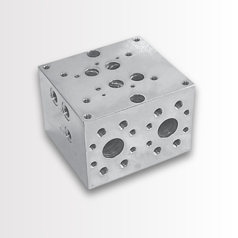 HSPC8FHS SUBPLATE, CETOP 8, FLANGE PORTS STEEL WITH SUN RELIEF CAVITY ...