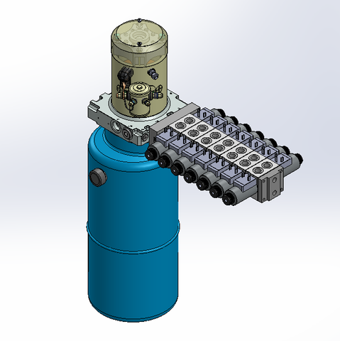 2RS2390VV7 • 24 V DC • MOTOR 2000 W • 250 BAR • 4.0 L/MIN • TANK 9 L • PMC 30 • PRIMEHYD