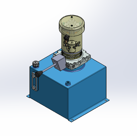 12v DC FAN ASSISTED 7L/min 10-170bar 18.0L SQUARE tank / vertical mount / manual valve