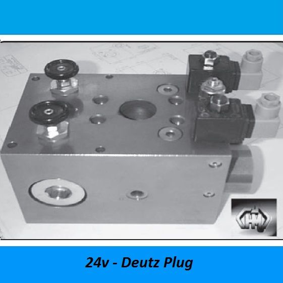 HAMMER VALVES, 760 LITER 350 BAR, STEEL 350 BAR, Voltage 24V DIN Plug