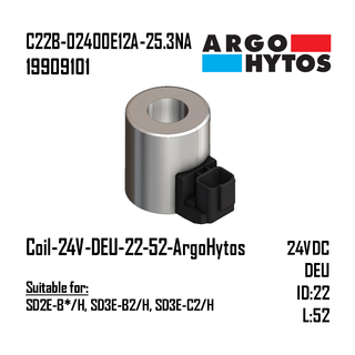 Coil-24V-DEU-22-52-ArgoHytos (SD2E-B*/H, SD3E-B2/H, SD3E-C2/H)