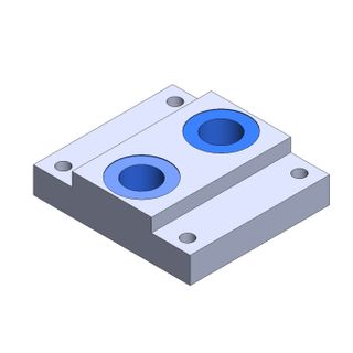 PMC30 END PLATE - THREADED 1/4" BSPP_KANBAN Overstock
