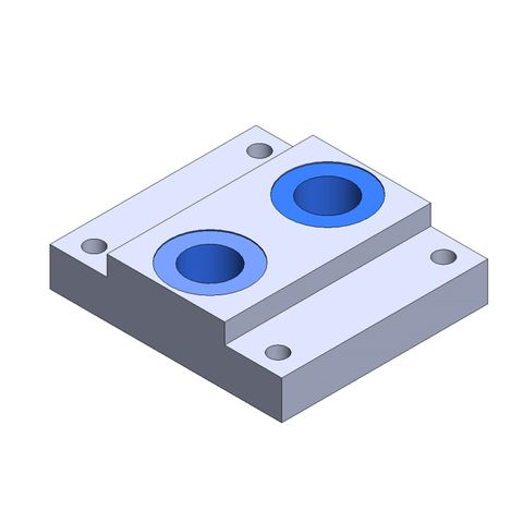 PMC30 END PLATE - THREADED 1/4" BSPP_KANBAN Overstock