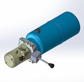 2RS2390HM • 24 V DC • MOTOR 2000 W • 250 BAR • 4.0 L/MIN • TANK 9 L • PMC 30 • PRIMEHYD