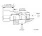 T-162A SUN  CXBA-XAN  FREE FLOW NOSE TO SIDE CHECK VALVE