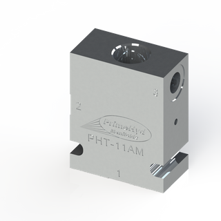 ALUMINIUM HOUSING TO SUIT SUN HYDRAULICS CAVITY T-11A WITH 1/2" BSPP PORTS