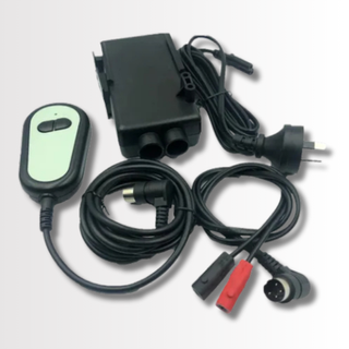 TRANSMITTER AND RECEIVER WITH WIRED SINGLE UP/DOWN (2 BUTTONS), 12/24V CONTROLLER