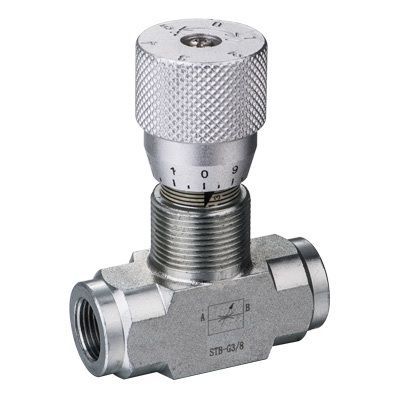 IN-LINE FLOW CONTROL VALVE 1/4" BSPP (STB-G1/4)