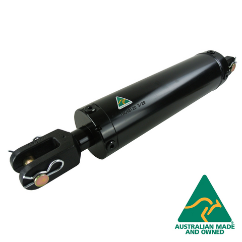 TAG 4008D &bull; AG CYLINDER DOUBLE ACTING &bull; 4.0" BORE &bull; 8" STROKE &bull; 3/4" UNO PORTS &bull; CLEVIS MOUNT &bull; 240 BAR &bull; PRIMEHYD