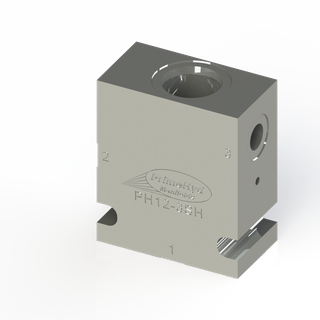 STEEL HOUSING TO SUIT COMMON C-12-3S WITH 3/4" BSP PORTS