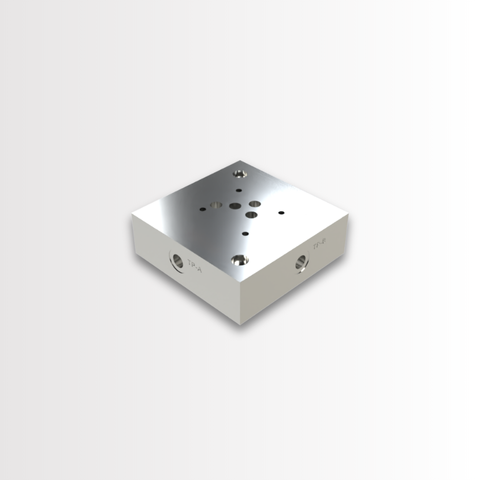 HSPC5BH-5 SUBPLATE, CETOP 5, BOTTOM PORTED BSPP, MATERIAL: STEEL ...