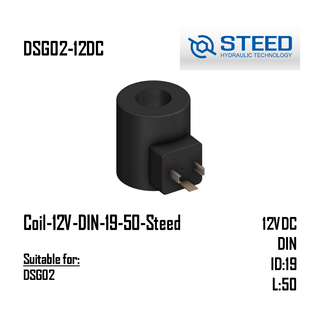 Coil-12V-DIN-20-59-Steed (DSG02-12DC)