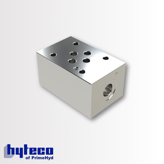 CETOP3, TAPPING SANDWICH, P & T,  STEEL - 350 BAR