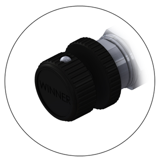 PLASTIC HANDKNOB WITH PLASTIC LOCK KNOB