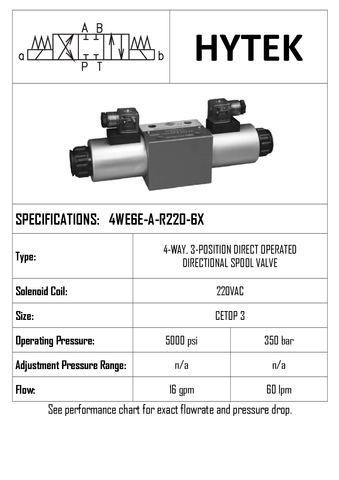 E SPOOL 220 V HYTEK