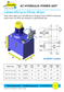 415V 15,0 kW  FLOW 25,0 LPM; PRESSURE 300 BAR; STEEL TANK 100LTR