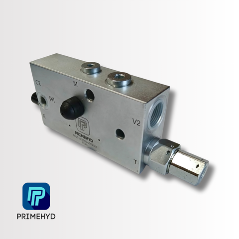 PHYD011, O/CENTRE VALVE, BSPP 3/4", 150 LPM ,420 BAR, INLINE RIGHT