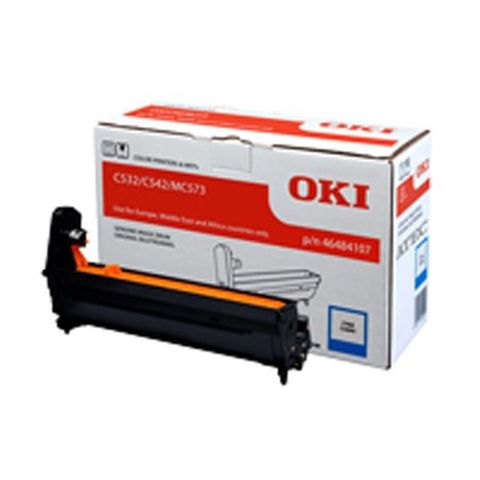 OKI C532 Cyan Drum Unit (46484111) - Genuine Oki Product