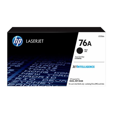 HP CF276a #76a Black Laser Toner Cartridge   -  Genuine HP Product
