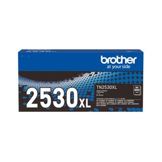 Brother TN-2530XL High Yield Black Toner Cartridge. - Rated at up to 3,000 Pages - Genuine Brother Product