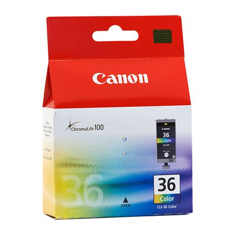 Canon CLI-36,  3 Colour Ink Cartridge -  Genuine Canon Product