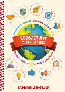 2026/27 Student Diary / Planner - MYP