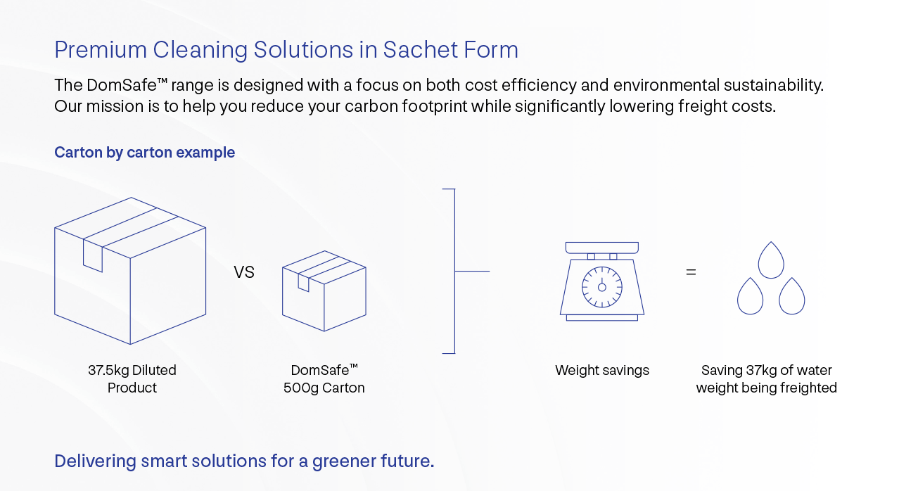 DomSafe Intro Brochure Satchet - Information - Pronto Packaging