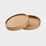 pronto packaging Kraft Lids To Suit 12oz /16oz