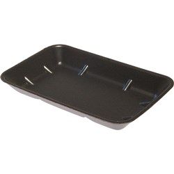 7" x 5" Deep Black Foam Tray (Qty: 500)