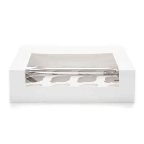 6 Cupcake Window Box (Qty: 100) (255 x 200 x 100mm)