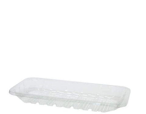 Clear Fresh Lock 11" x 5" Plastic Open Cell Trays (Qty: 240)