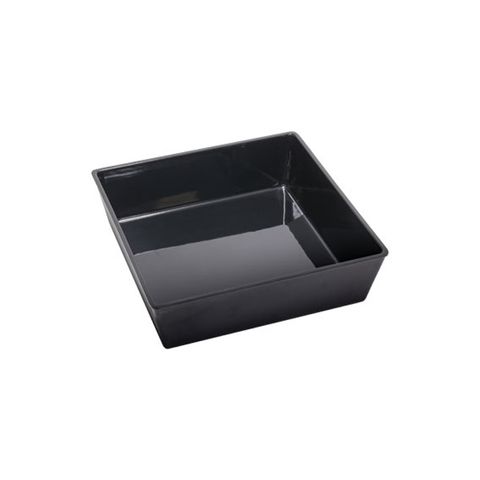 Black Melamine Deli Bowl (230 x 230 x 65mm) (Ea)