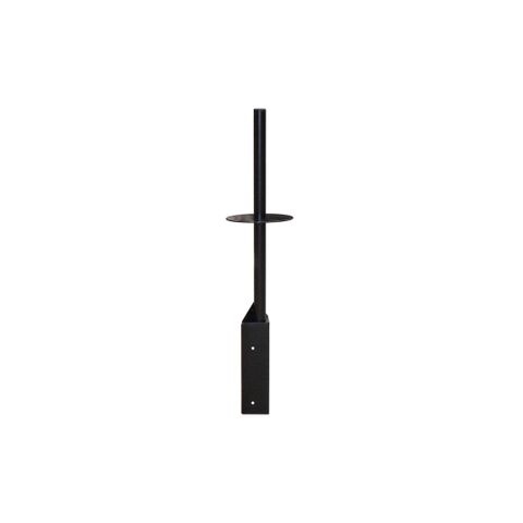 Black Corner Mount Bag Dispenser (640mm High) (Ea)