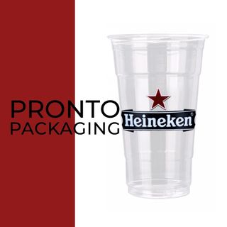 Printed Clear Cup 20oz "Custom" 3 colour 98mm