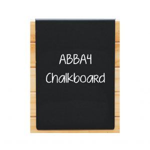 Black A4 Sign Board (210 x 300 x 3mm) (Ea)