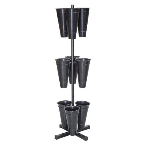 Flower Stand With 9 Pots (550 x 550 x 1680mm) (Ea)