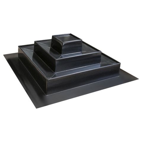 3 Tier Pyramid Step Black 860 × 860 × 200mm