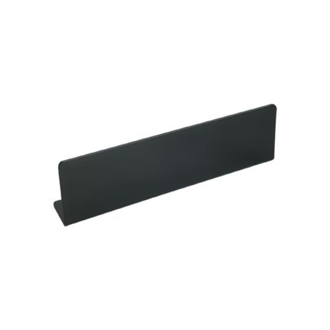 Black L-Shaped Divider 400 x 100 x 3mm