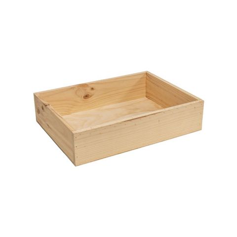 Rustic Pine Crate Small (400 x 300 x 95mm) (Ea)