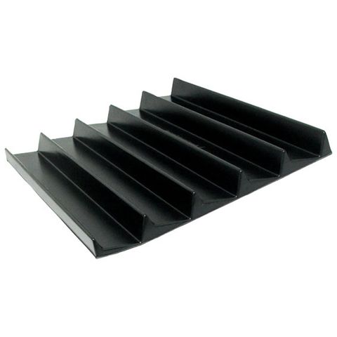Black Stepped Trays 5 Tiers– No Sides 600 × 505 × 50mm