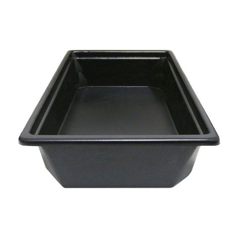 Black Round Rim Deep Salad Mix Tub 310 × 510 × 140mm