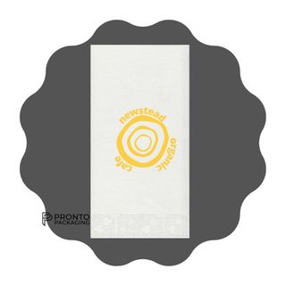 Custom Napkin 2Ply Dinner White GT Fold 1 Colour